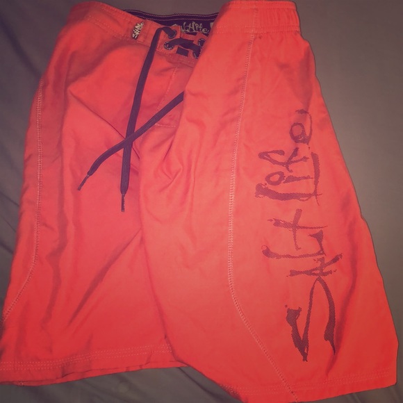 Salt Life youth board shorts Salmon Pink - Picture 1 of 3